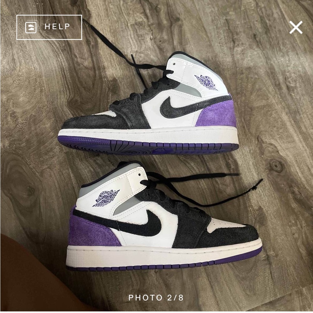 Nike Women's Sneakers Black White Purple